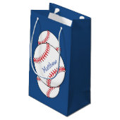 Sac patriotique de cadeau de base-ball (Dos Angle)