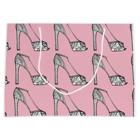 Sac Peeptoe de cadeau de pompe de plate-forme (Devant)