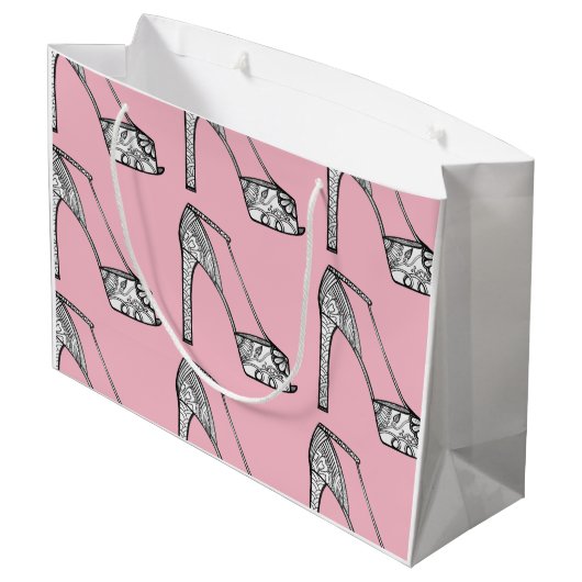 Sac Peeptoe de cadeau de pompe de plate-forme (Dos Angle)