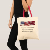 Sac personnalisable avec drapeau américain (Devant (produit))