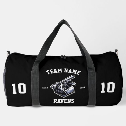 Sac "Personnalisable" de baseball Duffle (Verso)