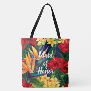 Sac personnalisable hawaïen de plage de paradis