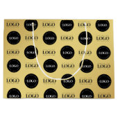 Sac personnalisé à deux logos avec répétition et d (Devant)