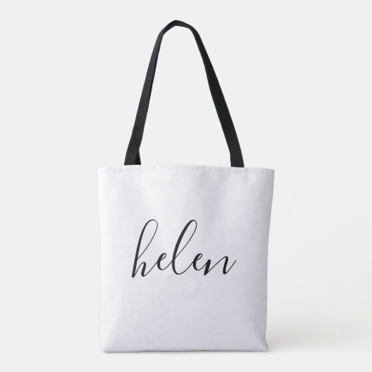 Sac personnalisé avec nom personnalisé Tote Bag (Dos)