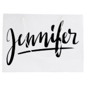 Sac personnalisé de cadeau avec la Jennifer nommée (Dos)