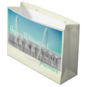 Sac personnalisé de cadeau de hutte de plage de (Devant Angle)