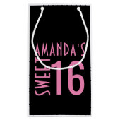 Sac personnalisé de faveur du bonbon 16 (Dos)