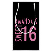 Sac personnalisé de faveur du bonbon 16 (Devant)