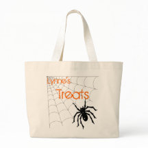 Sac personnalisé de festin de Halloween d'araignée