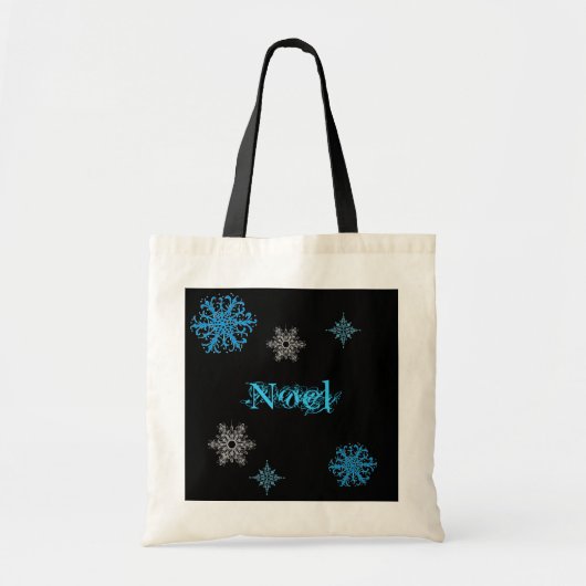 sac personnalisé de flocon de neige (Devant)