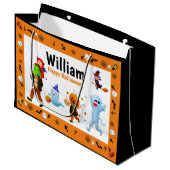 Sac personnalisé de la parade de l'Halloween (Devant Angle)