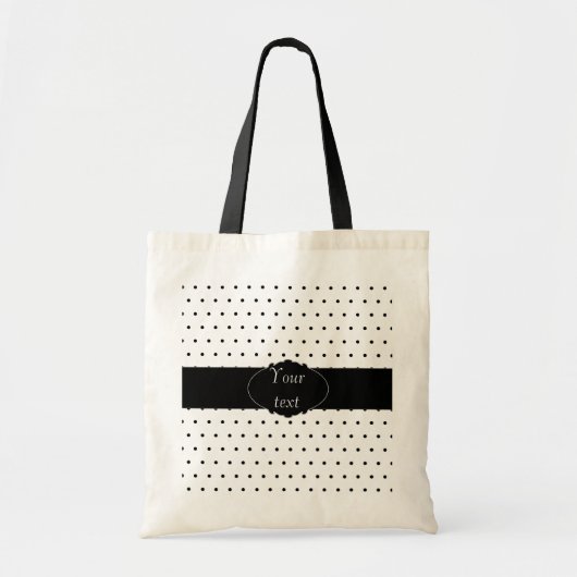 Sac personnalisé de point de polka (Devant)