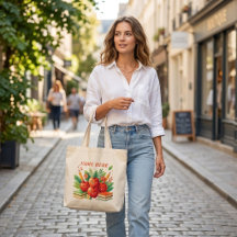 Sac personnalisé Enseignant Graphique de pomme mig