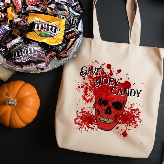 Sac personnalisé Halloween sanglant