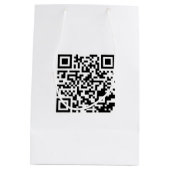 Sac personnalisé moyen avec code QR pour la promot (Dos)