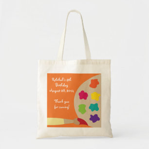 Sac personnalisé par palette d'art - orange