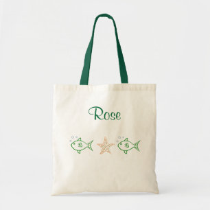 Sac personnalisé Poisson et Starfish
