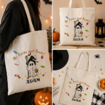 Sac personnalisé pour enfants Halloween Trick or T