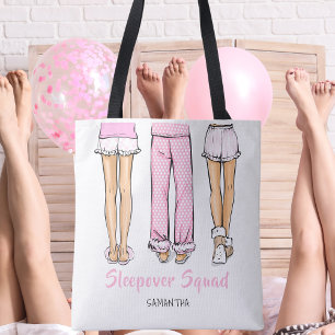 Sac personnalisé pour une soirée pyjama tendance