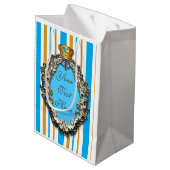 Sac personnalisé Prince Royal Crown Blue & Gold (Dos Angle)