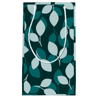 Sac petit cadeau design feuille