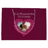 Sac photo de grenat 2e anniversaire mariage (Dos)