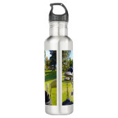 Sac Plein De Clubs De Golf, Bouteille D'Eau (Dos)