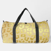 Sac Poster de animal en or Duffel (Verso)