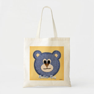 Sac pour bébé en peluche texturé (bleu)