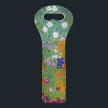 Sac Pour Bouteilles De Vin Gustav Klimt - Jardin des fleurs<br><div class="desc">Jardin aux fleurs - Gustav Klimt en 1905-1907</div>