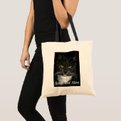 Sac pour chat noir et blanc (Devant (produit))