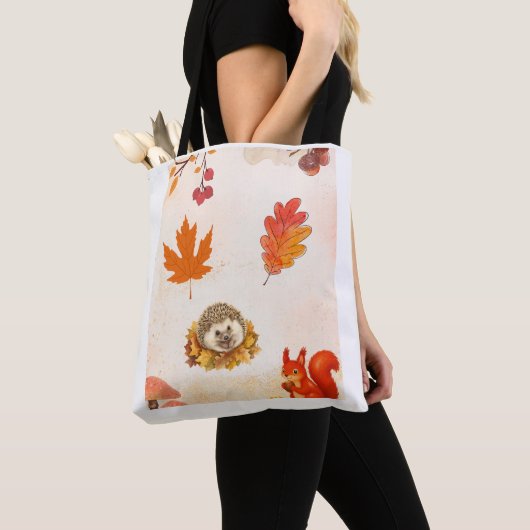 Sac pour la saison automnale. (De près)