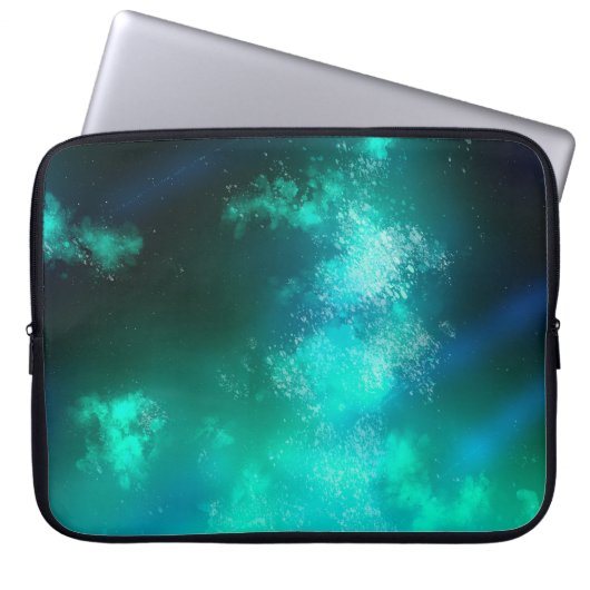 Sac pour ordinateur portable Night Sky Emerald (Devant)