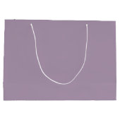 Sac pourpre de cadeau de champ de porc et de (Dos)