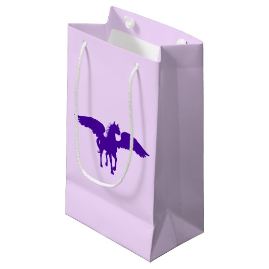 Sac pourpre de cadeau de Pegasus (Devant Angle)