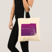 Sac pourpre de faveur de mariage pour la mère du (Devant (produit))