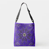 Sac pourpre de mandala de Triskele de Celtic (Dos)