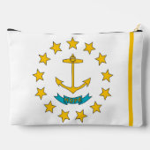 Sac Print Couper Coudre avec drapeau de Rhode Isla (Verso)