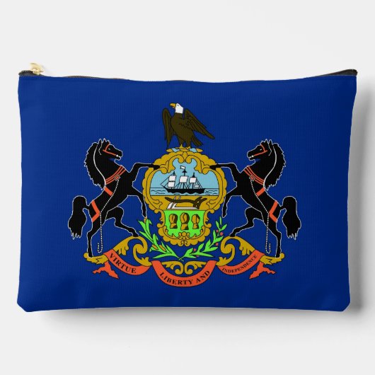 Sac Print Couse Bag avec drapeau de Pennsylvanie, (Recto)