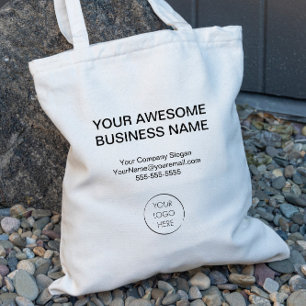 Sac promotionnel à logo simple, Entreprise ou maga