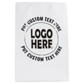 Sac promotionnel d'entreprise avec logo et texte p (Devant)