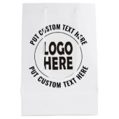 Sac promotionnel d'entreprise avec logo et texte p (Dos)