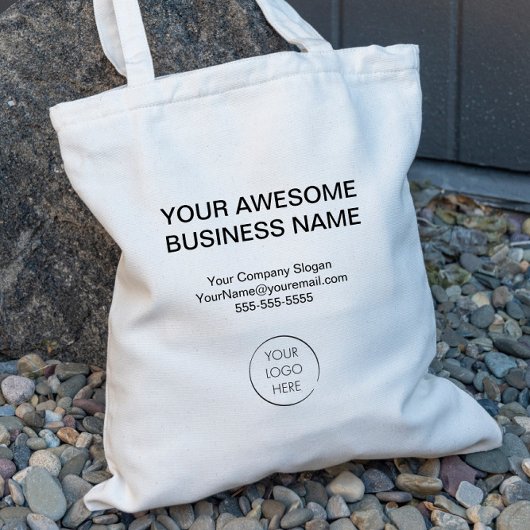 Sac promotionnel simple logo, entreprise ou boutiq