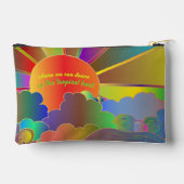 Sac Psychedelique Imprimé 'Come on Down' Coupé et  (Verso)