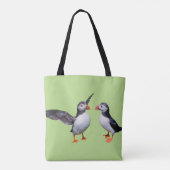 Sac Puffin Pals tout-imprimé (Vert) (Dos)