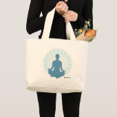 Sac QUOTIDIEN de toile "de paix intérieure" de (Devant (produit))