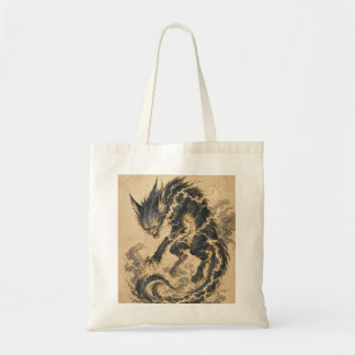 Sac Raiju Gold Tail Art Yokai Japonais