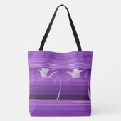 Sac rayé de plage de paumes hawaïennes de Hilo (Dos)