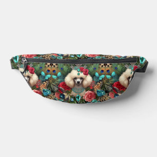 Sac Rétro Chien Caniche Blanc