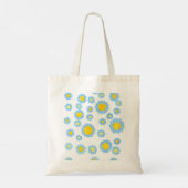 Sac réutilisable avec un joli skunk et des fleurs (Dos)